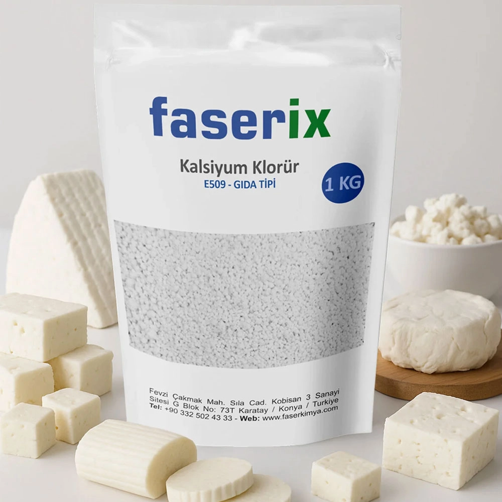 Kalsiyum Klorür(E509 Gıda Tipi) 1 Kg