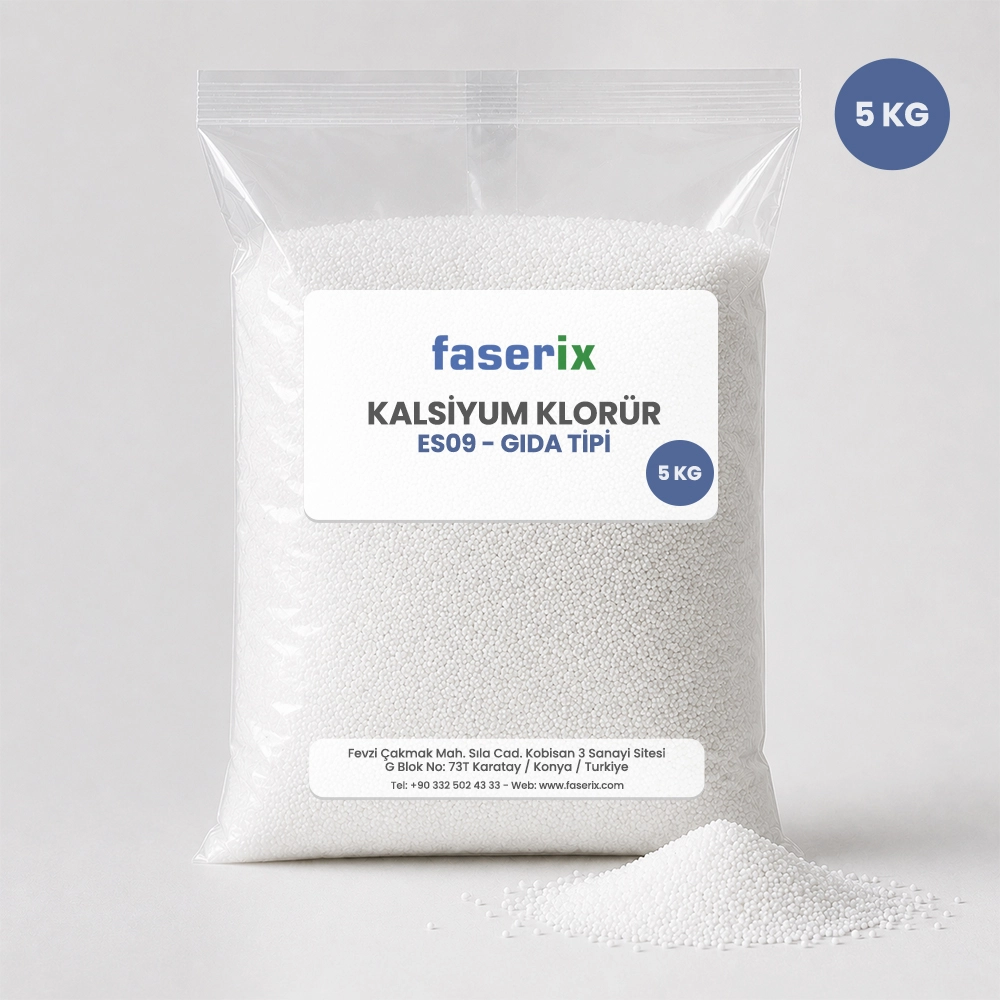 Kalsiyum Klorür(E509 Gıda Tipi) 5 Kg