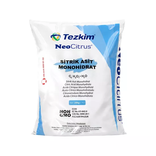 faserix - Limon Tuzu Sitrik Asit Monohidrat 25 Kg