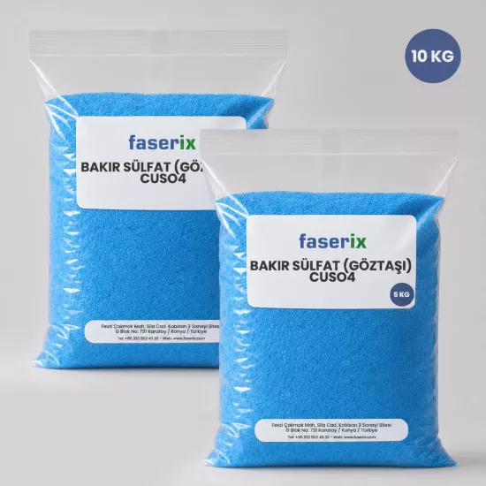 Faserix Bakır Sülfat (Göztaşı) CuSO4 - 10 Kg