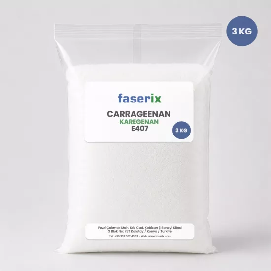 faserix - Carrageenan / Karragenan E407 - 3 Kg