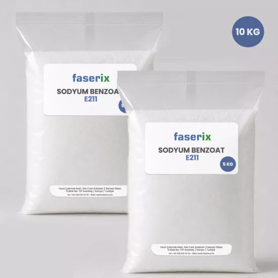 faserix - Sodyum Benzoat E211 - 10 Kg