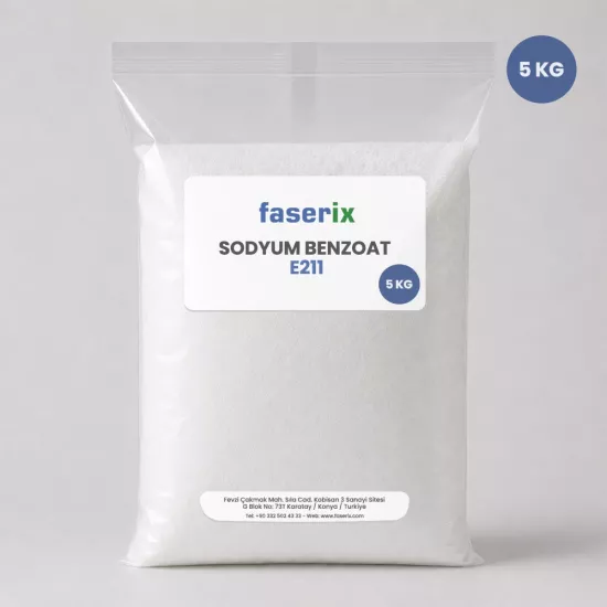faserix - Sodyum Benzoat E211 - 5 Kg