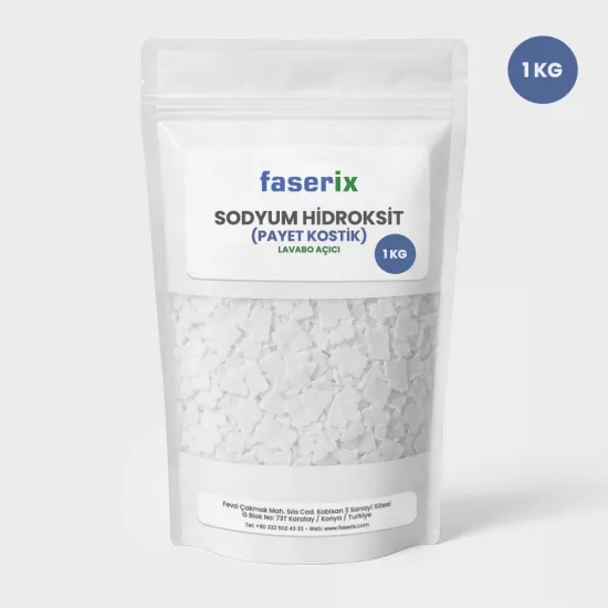 faserix Payet Kostik - Sodyum Hidroksit (1 Kg)
