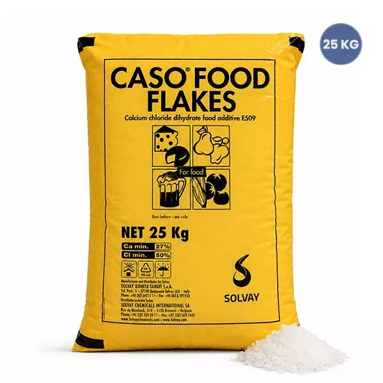 faserix Kalsiyum Klorür(E509 Gıda Tipi) 25 Kg