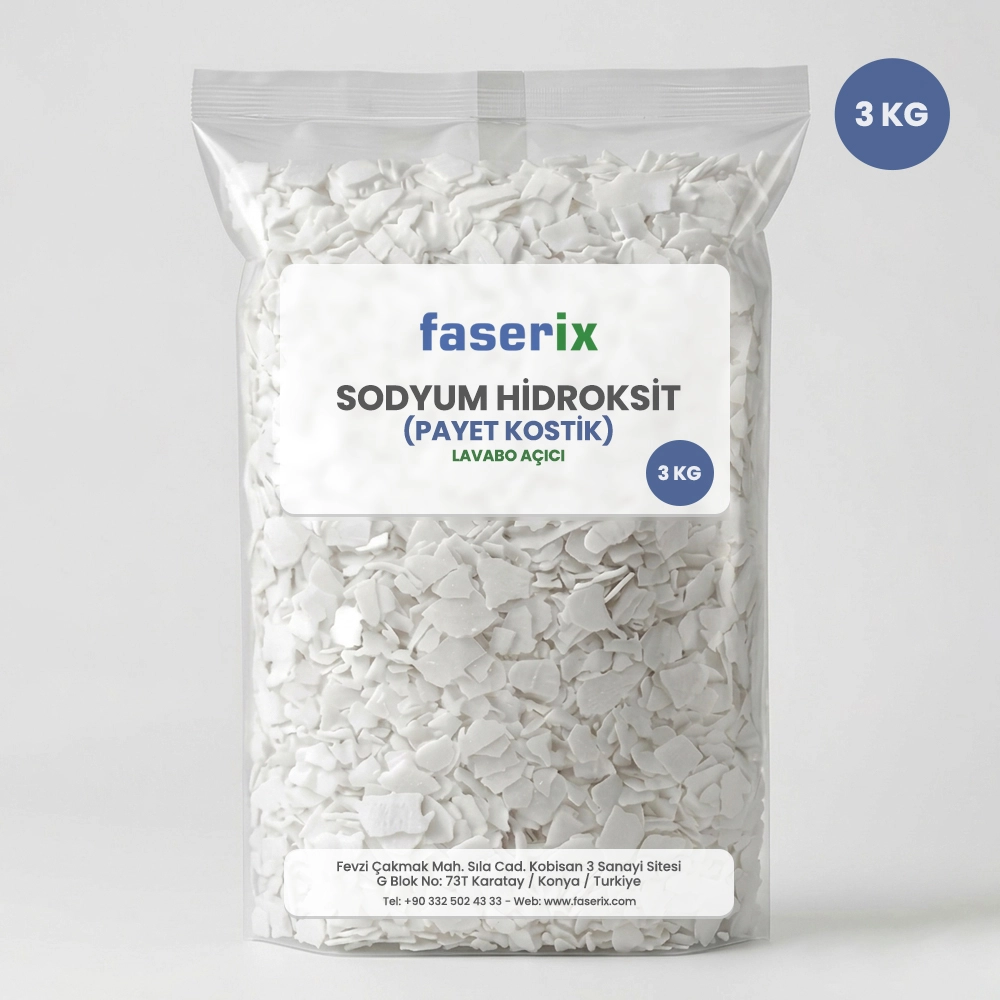 Payet Kostik - Sodyum Hidroksit (3 Kg)