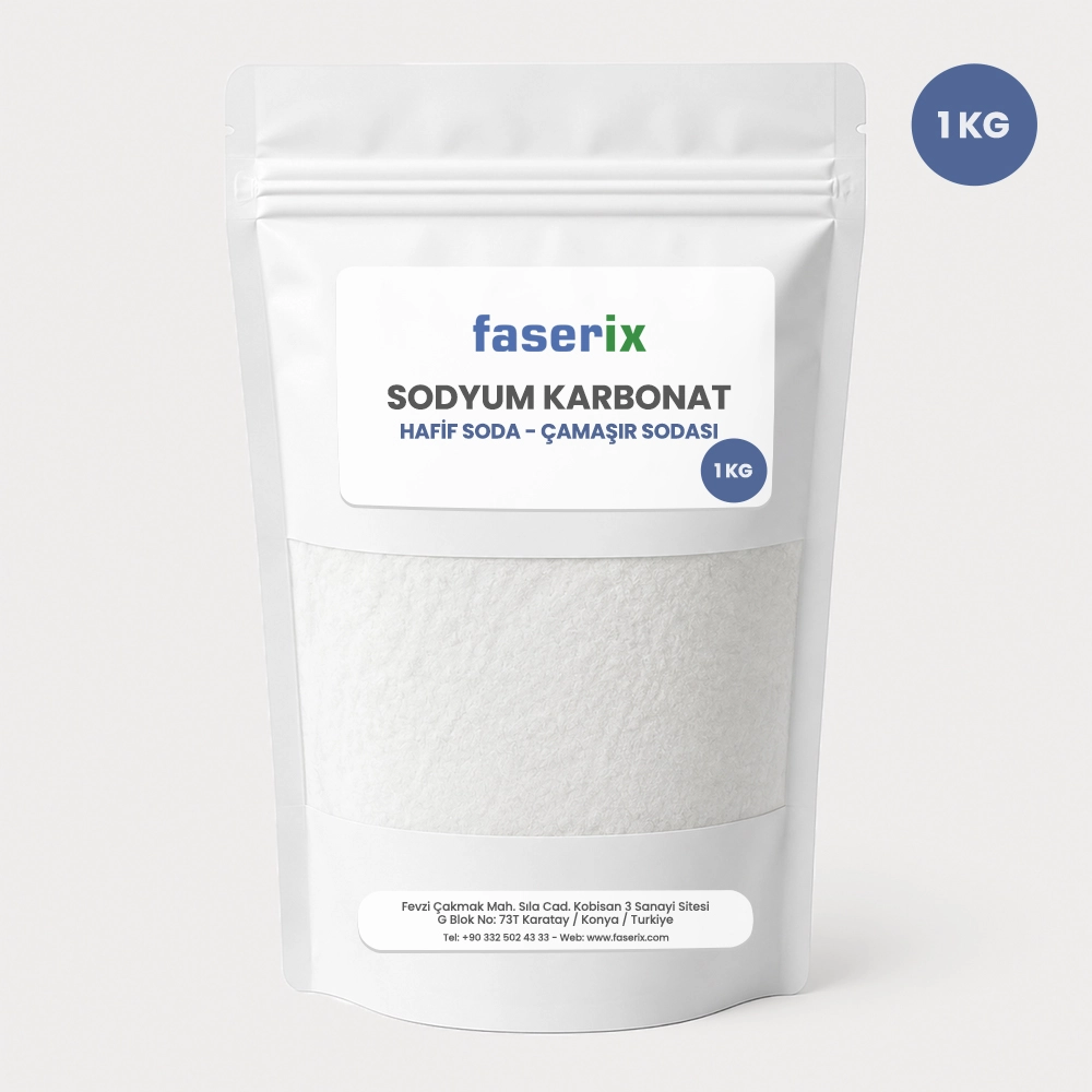 Şişecam Çamaşır Sodası Sodyum Karbonat (Hafif Soda) 1 Kg