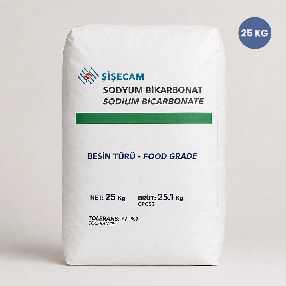 Sodyum Bikarbonat (Şişecam) İngiliz Karbonatı Gıda Tipi 25 Kg