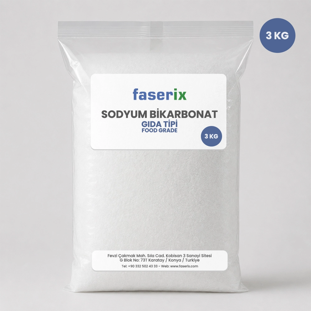 Sodyum Bikarbonat (Şişecam) İngiliz Karbonatı Gıda Tipi 3 Kg